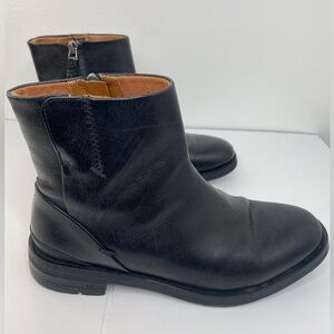 FRANCO SARTO Mist Black Leather Women's Boots
